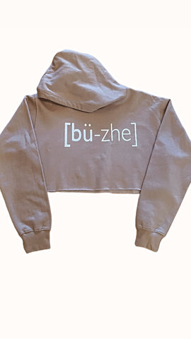 200-BOUGIE CROPPED HOODIE-EGYPTIAN SAND