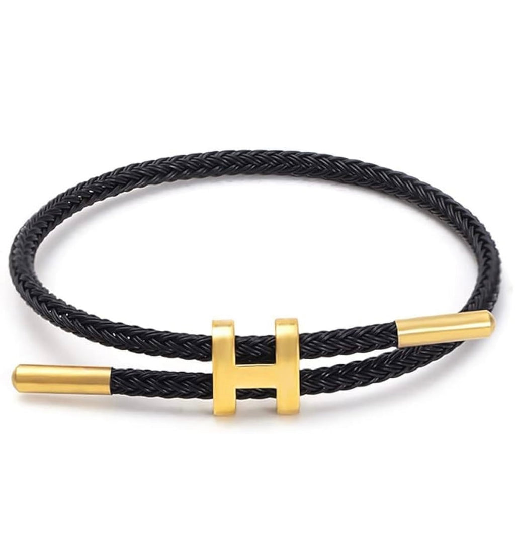 H BRACELET- GOLD