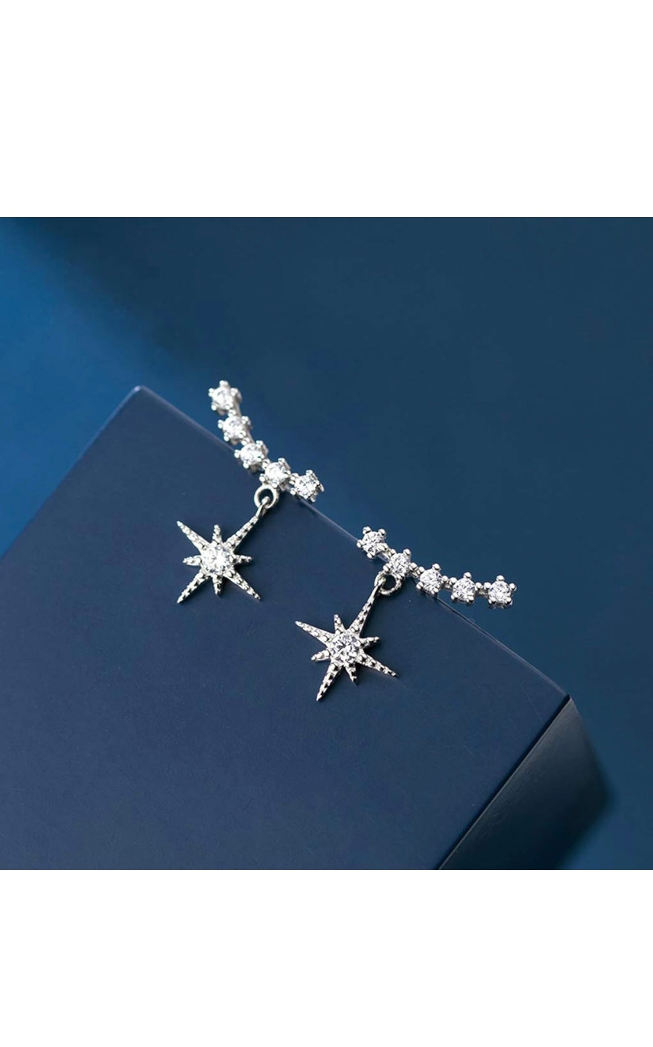 1-STAR BURST CLIMBER STUD EARRINGS