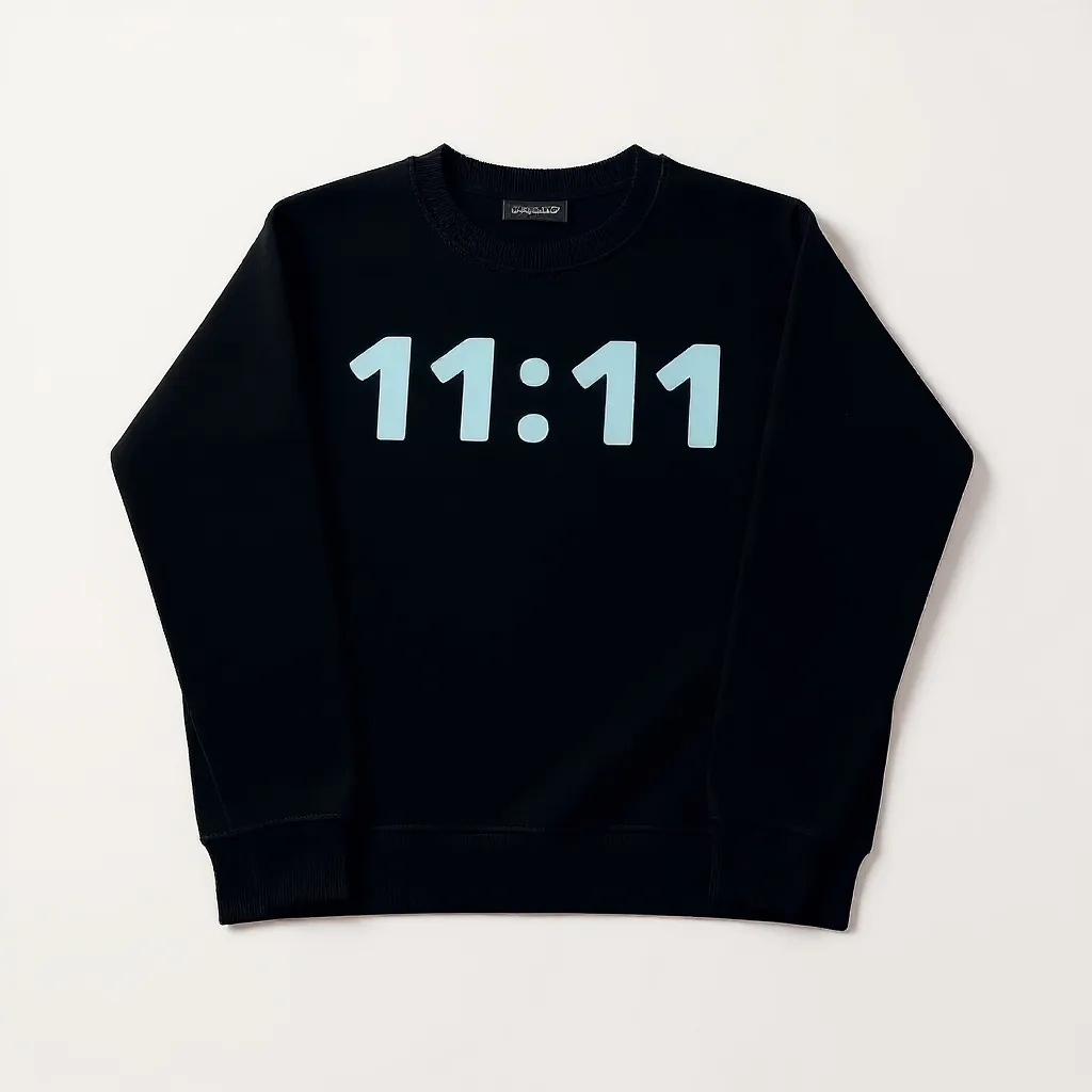 11:11 CLASSIC SOLID CREW NECK SWEATSHIRT