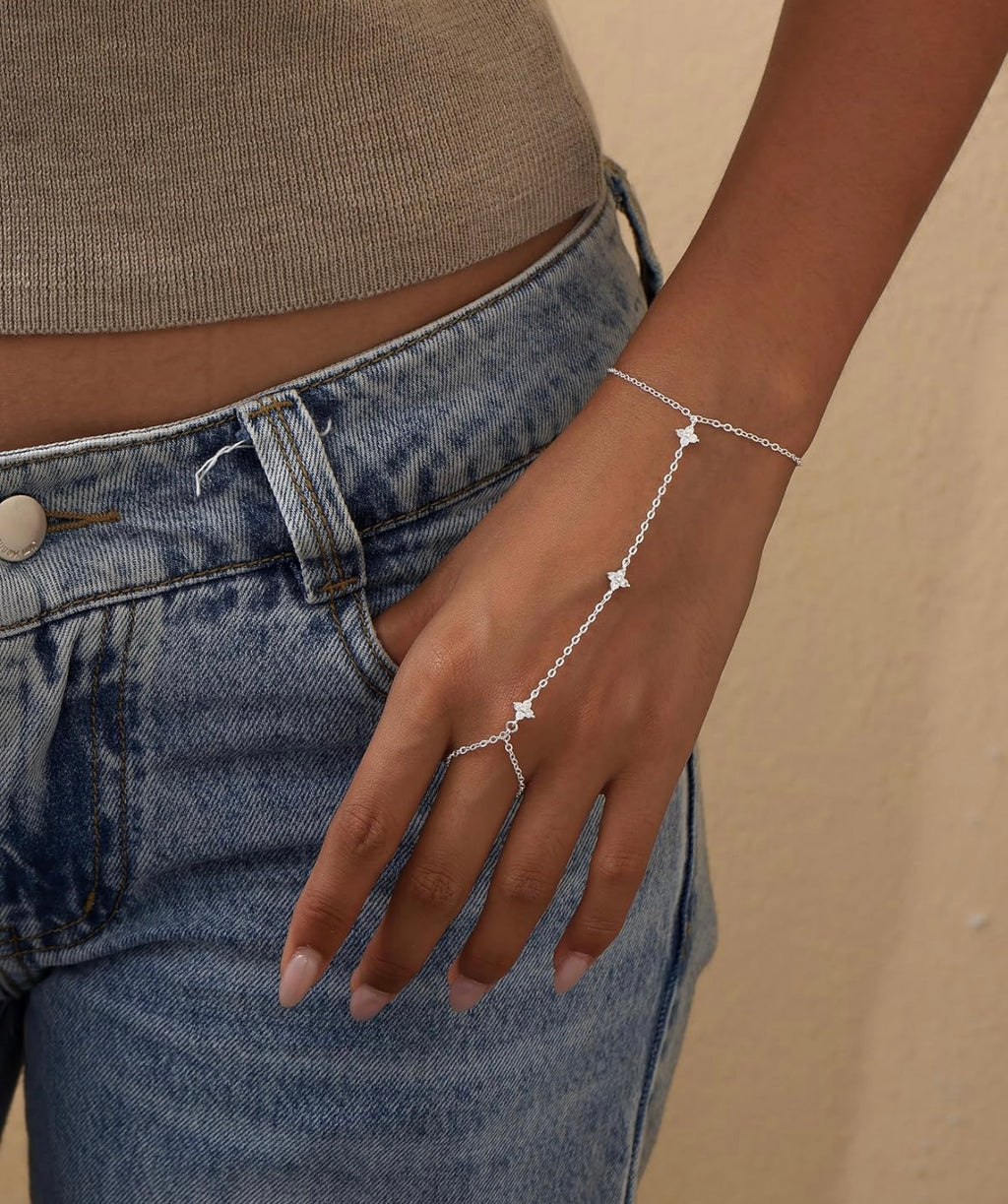 TEMPTRESS HANDCHAIN RING