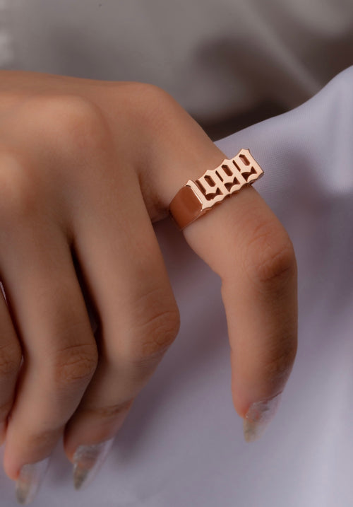1-CUSTOM YEAR/DATE RING