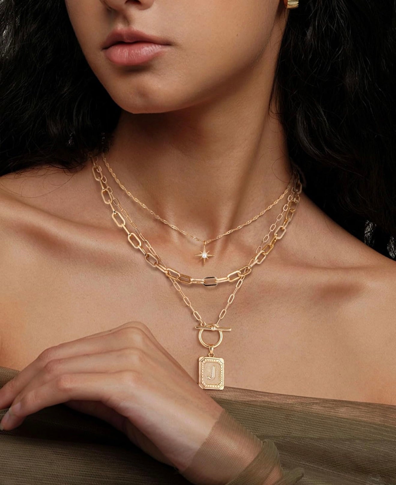 TRIPLE STRAND NECKLACE