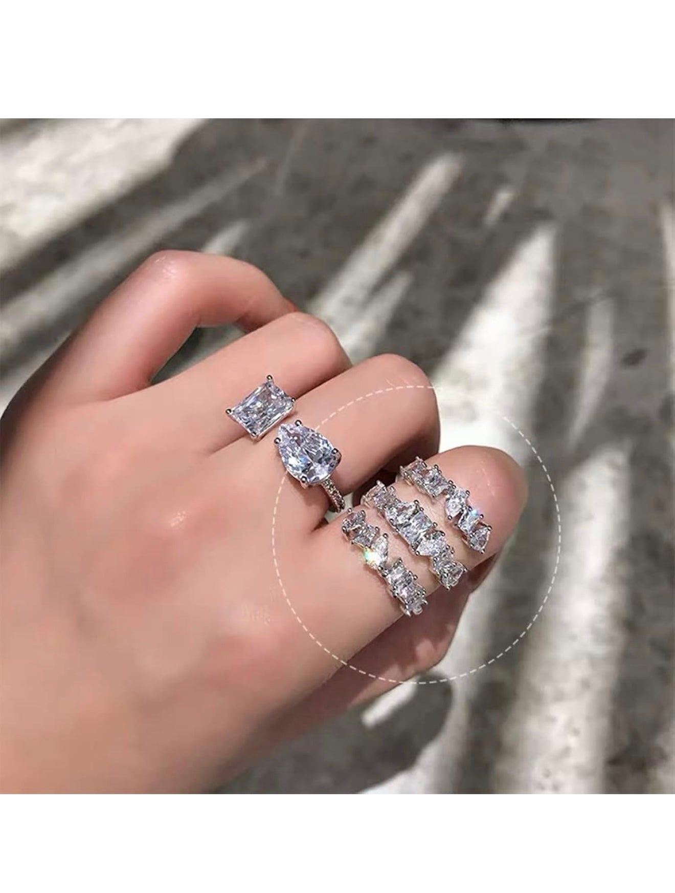 LUMIÉRE STACK RING SET