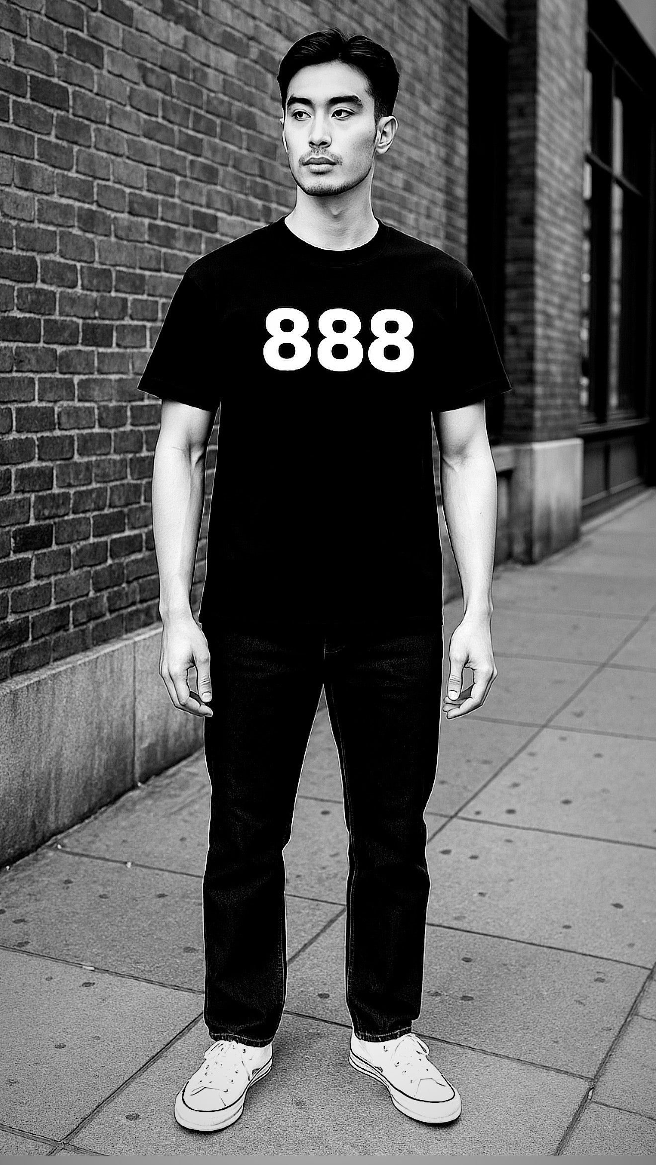 888 CLASSIC CREW NECK TEE