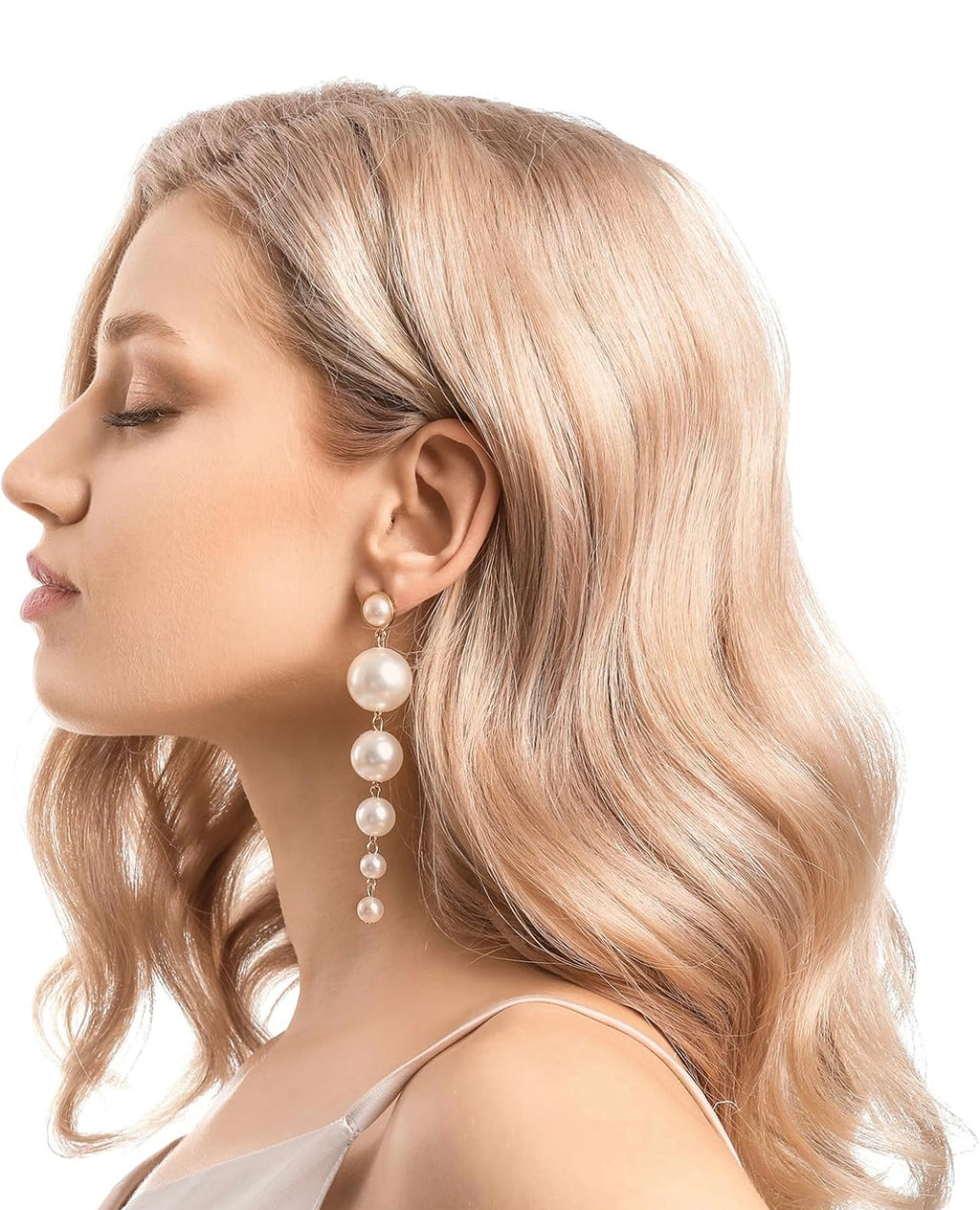 CELESTE PEARL DROP EARRINGS