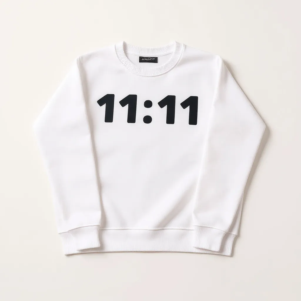 11:11 CLASSIC SOLID CREW NECK SWEATSHIRT