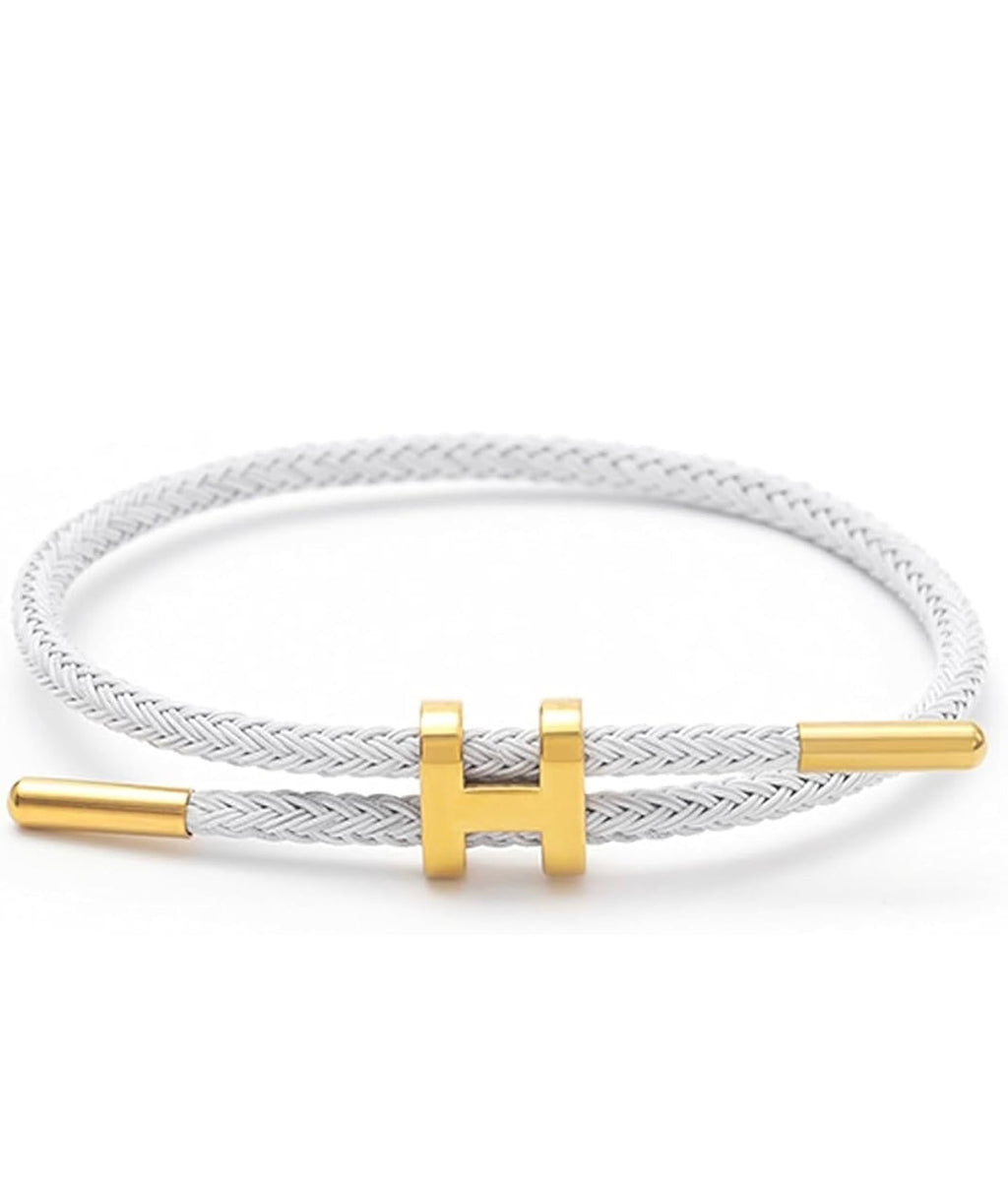 H BRACELET- GOLD