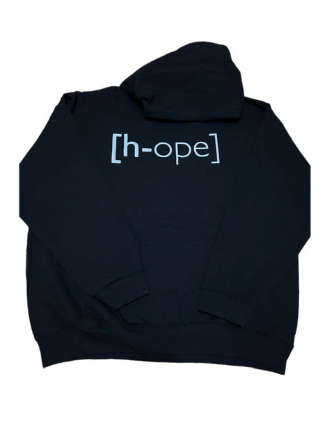 400-HOPE SOLID HOODIE-BLACK