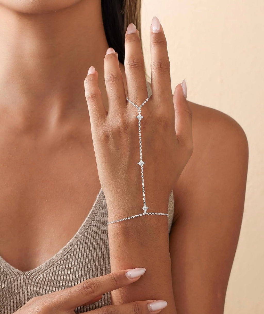 TEMPTRESS HANDCHAIN RING