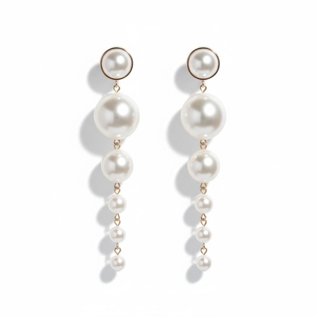 CELESTE PEARL DROP EARRINGS