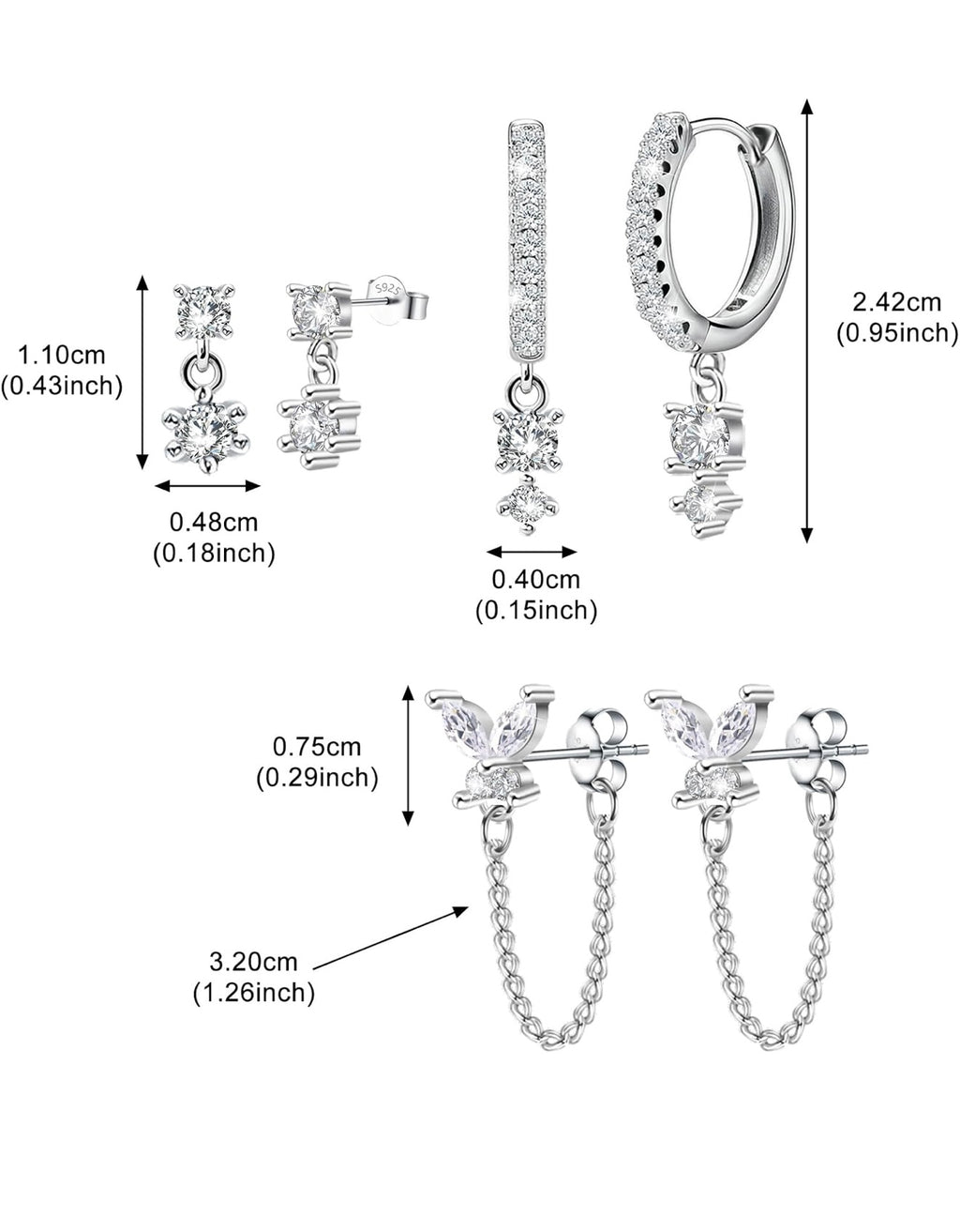 BUTTERFLY WHISPER EARRING SET