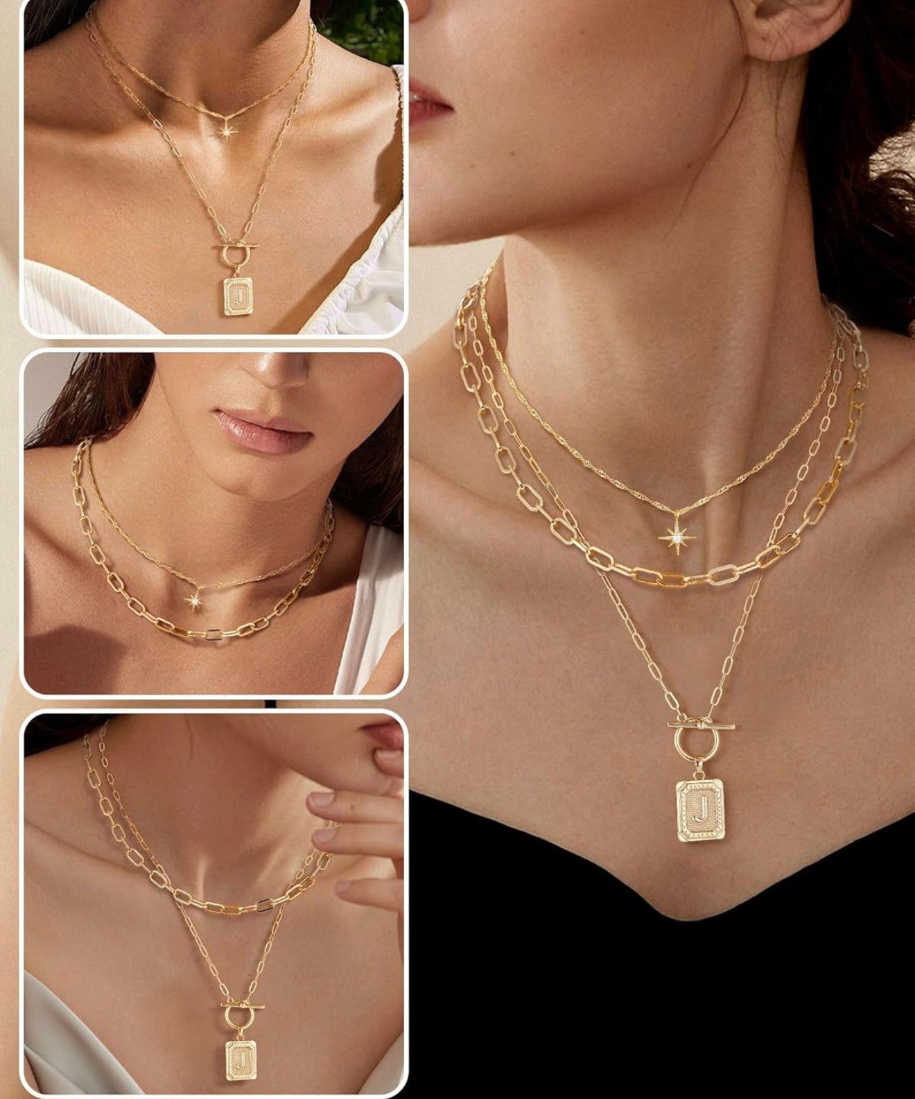 TRIPLE STRAND NECKLACE