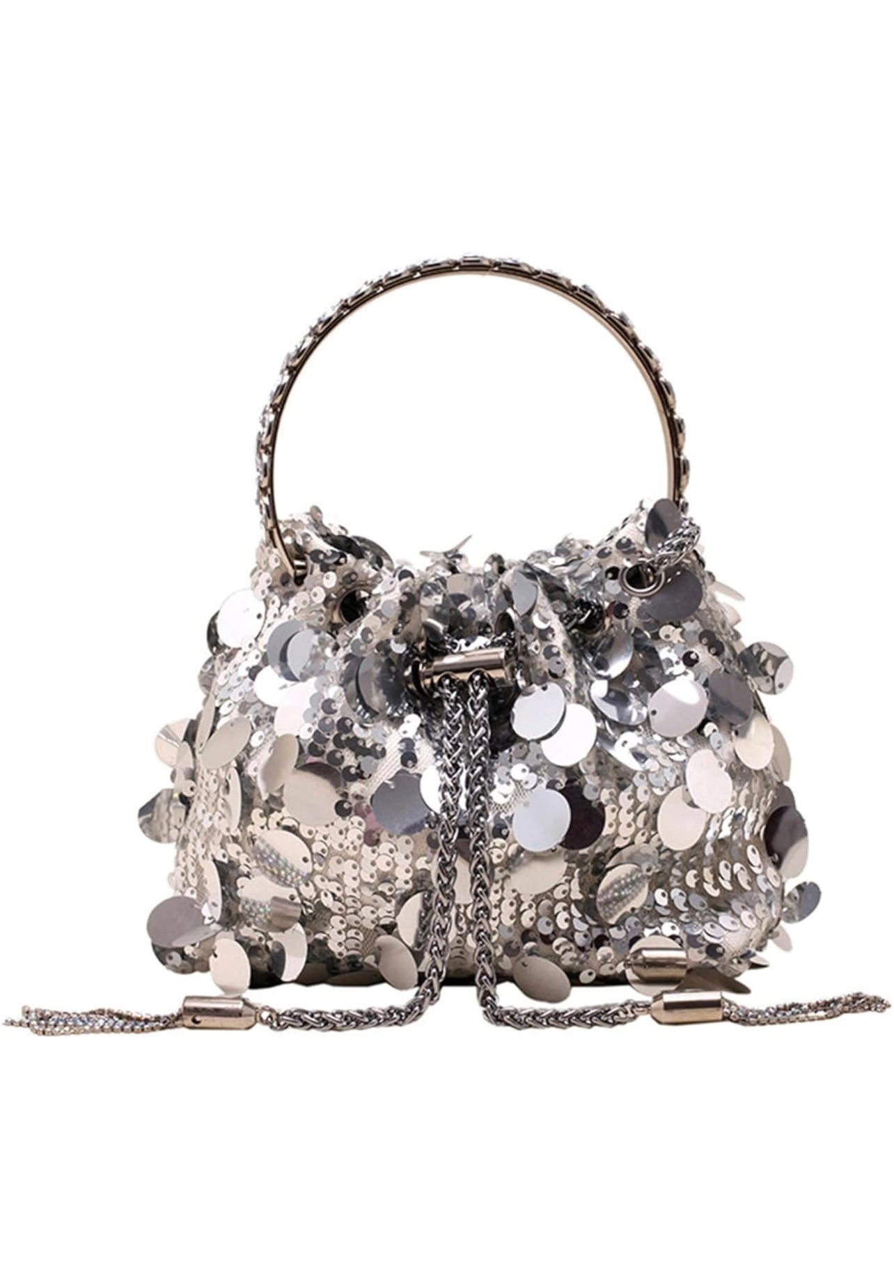 1-PAILLETTE CROSSBODY/CLUTCH HAND BAG