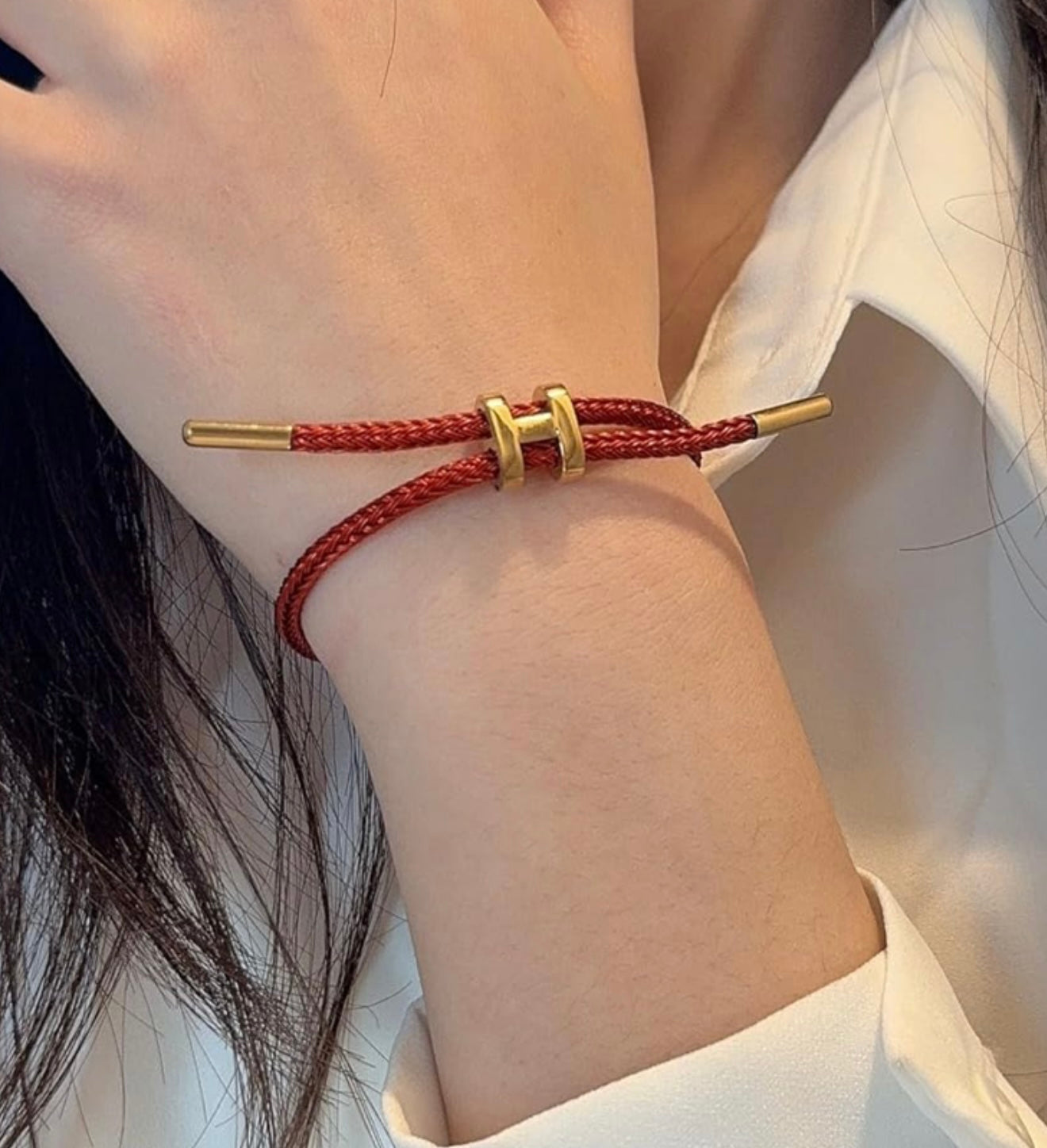 H BRACELET- GOLD