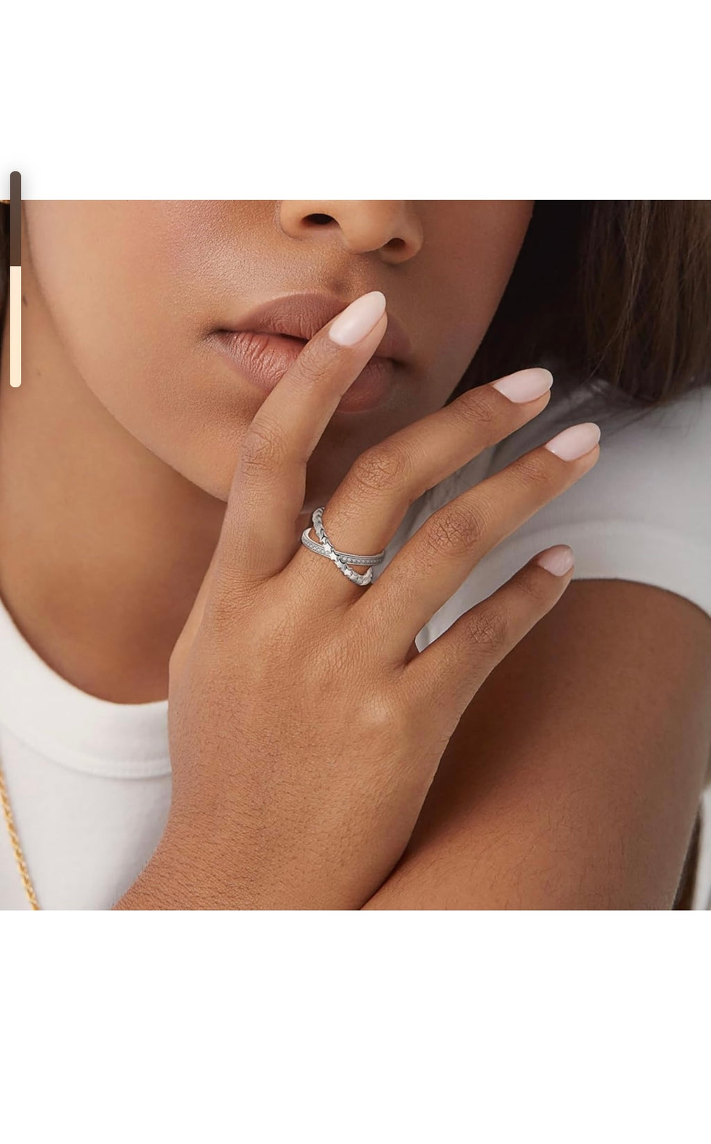 1-ORBITING STARS STERLING SILVER RING