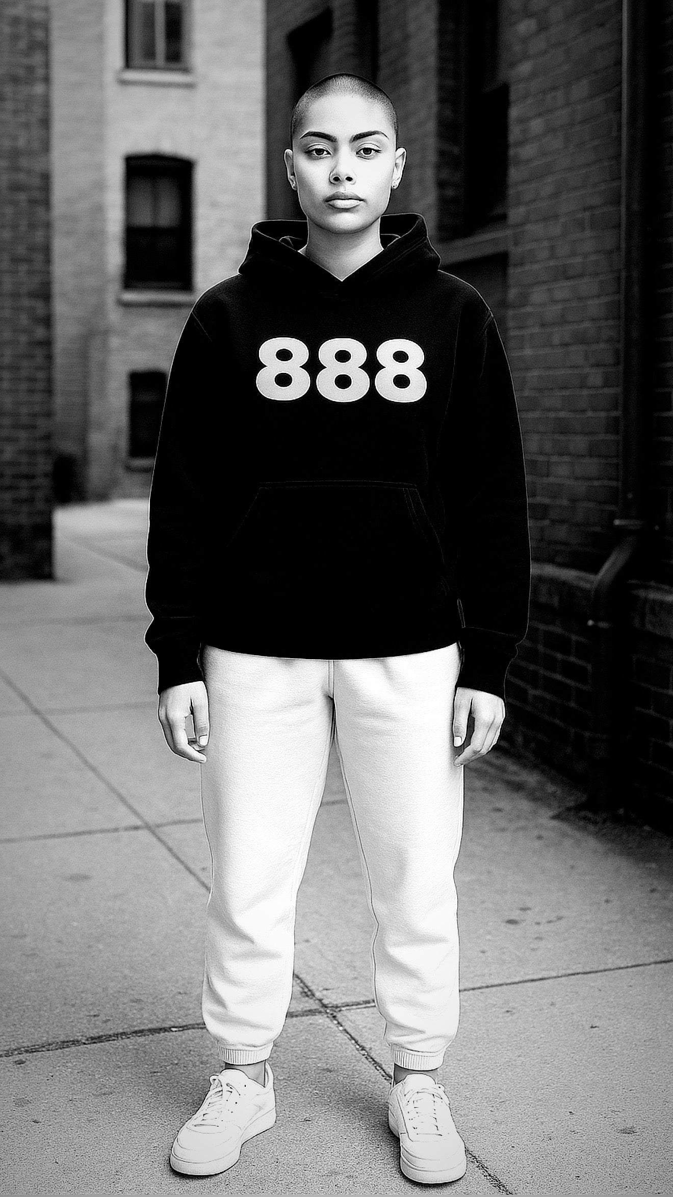 888 CLASSIC SOLID HOODIE