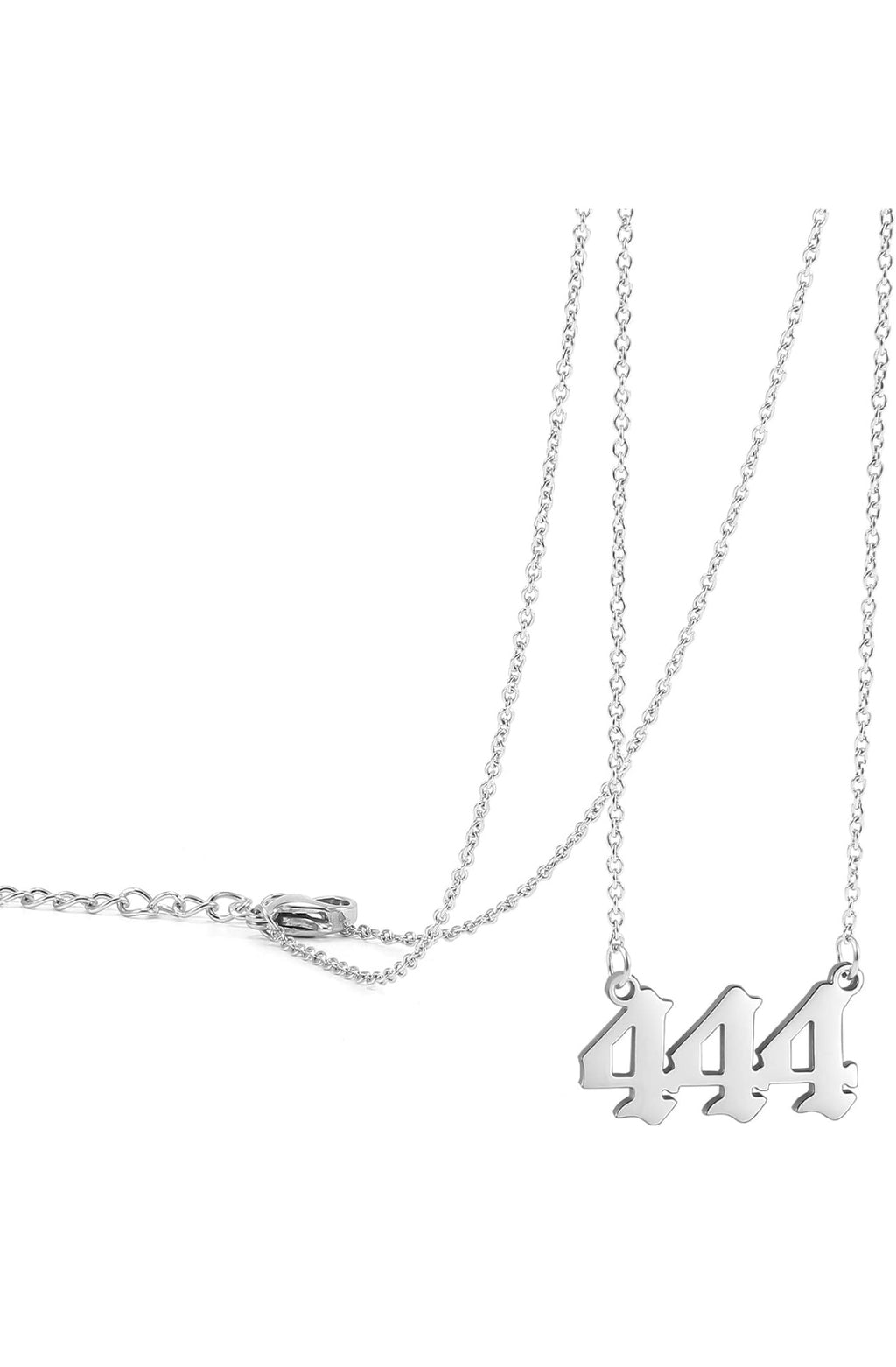 200-CLASSIC CUT OUT ANGEL NUMBER NECKLACE