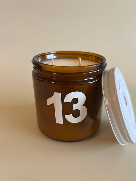 13 PEACH OUD SOY CANDLE