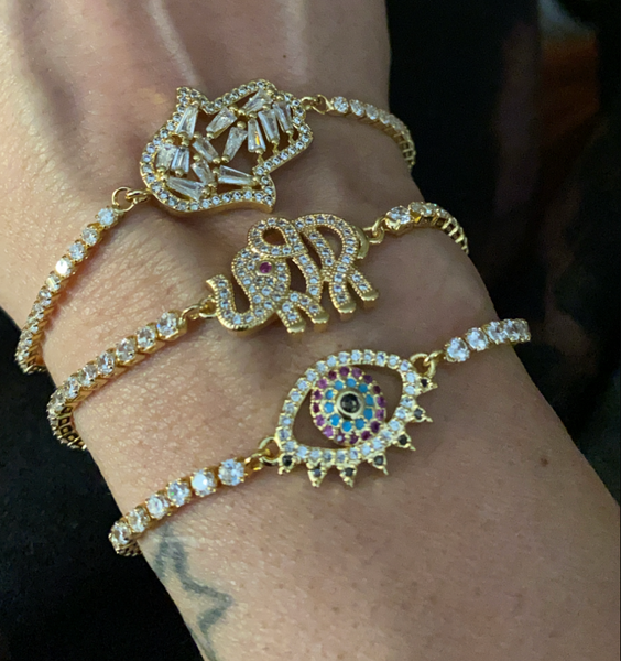 1000-THE GOOD LUCK ELEPHANT BRACELET