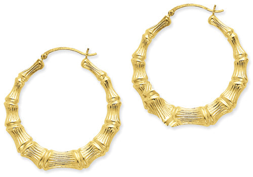 700-GOLD FILLED BAMBOO EARRINGS