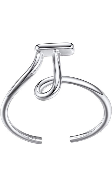 1-STERLING INITIAL RING A-Z